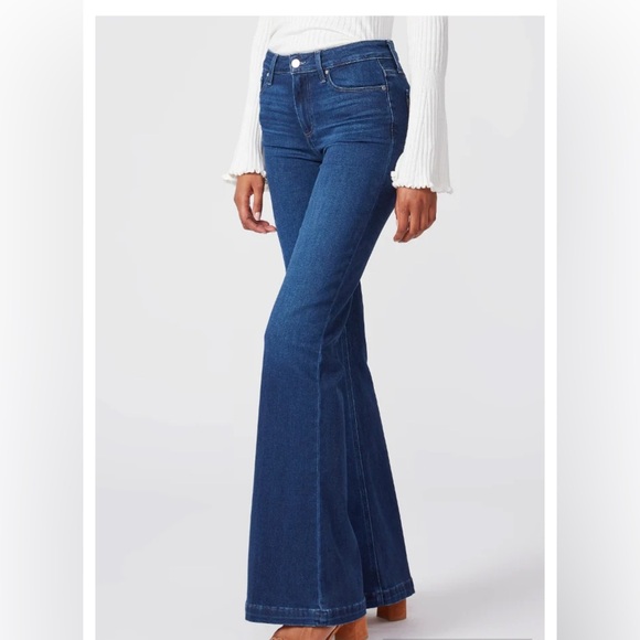 PAIGE Genevieve Flare jeans size 23P - Picture 2 of 8